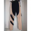 Buy Elisabetta Franchi Pink Synthetic Trousers online