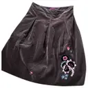 Velvet mid-length skirt Kenzo