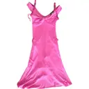 Pink Viscose Dress Versace