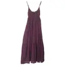 Purple Cotton Dress Scarlett Roos