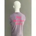 Buy Dsquared2 Purple Cotton T-shirt online