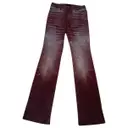 Purple Cotton - elasthane Jeans Just Cavalli - Vintage