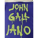 Purple Cotton Top John Galliano