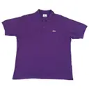 Purple Cotton Polo shirt Lacoste