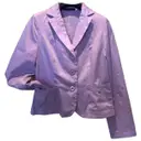 Purple Cotton Jacket Tommy Hilfiger