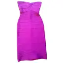 Purple Dress Herve Leger