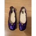 Marc Jacobs Purple Exotic leathers Ballet flats for sale
