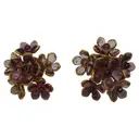 Purple Gold plated Earrings Marguerite De Valois