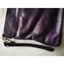 Leather clutch bag Balenciaga