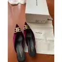 BB leather heels Balenciaga