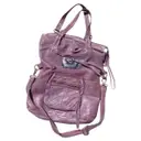 Purple Leather Handbag Touly Zadig & Voltaire