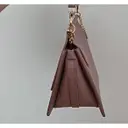 Numéro sept mini leather handbag Polene