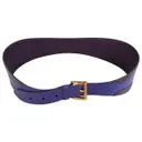 Purple Leather Belt Prada