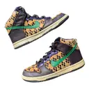 SB Dunk leather high trainers Nike - Vintage
