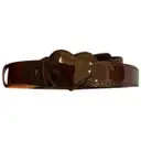 Patent leather belt Moschino