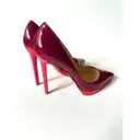 Buy Christian Louboutin Pigalle Plato patent leather heels online