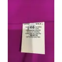 Purple Polyester Jacket Versace