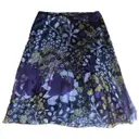 Silk mid-length skirt Roberto Torretta
