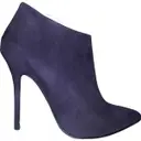 Purple Suede Ankle boots Giuseppe Zanotti