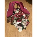 Buy Dolce & Gabbana Purple Suede Sandals online