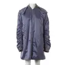 Acne Studios Purple Synthetic Coat for sale