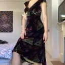 Velvet mid-length dress Etro - Vintage
