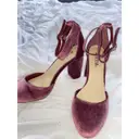 Velvet heels just fab