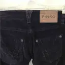 Pinko Velvet straight pants for sale