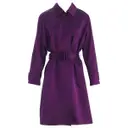 Purple Viscose Trench coat Louis Vuitton