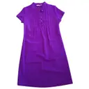 Purple Wool Dress See by Chloé