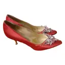 Cloth heels Casadei - Vintage