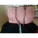 Buy Chanel Deauville Chain cloth handbag online