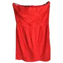 Red Cotton Dress Comptoir Des Cotonniers