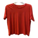 Red Cotton Top Eileen Fisher