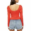 Red Cotton Top Free People
