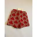 Buy Gucci Red Cotton Shorts online
