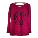 Red Cotton Knitwear Keith Haring