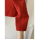 Red Cotton Jacket Mango - Vintage