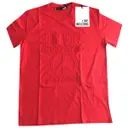 Red Cotton T-shirt Moschino Love