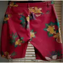 Obey Red Cotton Shorts for sale