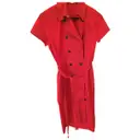 Red Cotton Dress RENÉ LEZARD