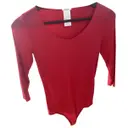 Red Cotton Top Wolford