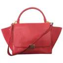 Red Exotic leathers Handbag Trapèze Celine