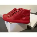 Buy Balenciaga Arena leather high trainers online