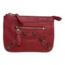 Leather purse Balenciaga