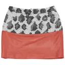Leather mini skirt Balenciaga