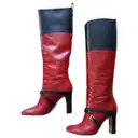 Leather riding boots Dsquared2
