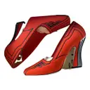 FFreedom leather heels Fendi