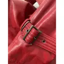 Leather trench coat Fratelli Rossetti