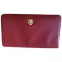 Leather clutch bag Fred